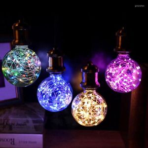 Strings Holiday Light LED Edison E27 Bulb Starry Fairy String Christmas Party Lamp 110V 220V