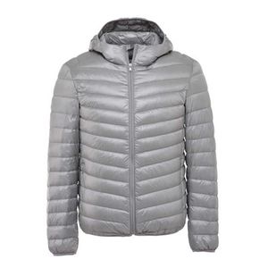 Jackets Nieuwe Fashion Boutique Solid Color Warm Heren Casual Hooded White Duck Jacket Dunne en Light Men s Down Coats