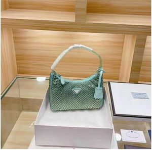 Diamond Women Shoulder Bag New Crystal Handbags Summer Fashion Underarm Purses Luxury Totes Classic Shiny Handbag Zipper Multicolor