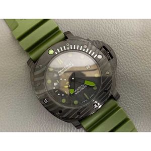 Designer-Armbanduhr für Herren, mechanisch, automatisches Uhrwerk, Saphirspiegel, 47 mm Gummiarmband, Sport-Armbanduhren