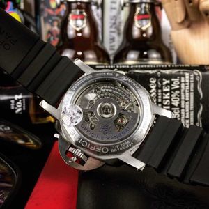 Luksusowe zegarki na męski zegarek mechaniczny Swiss Automatyczny ruch Sapphire Mirror 47 mm Importowany gumowy pasek obserwacyjny Włochy Sport Xto1