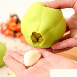 Fruit Vegetable Tools Sile Garlic Peeler Zesters Creative Kitchen Tool Drop Delivery 2021 Home Garden Kitchen Dining Bar Sports2010 Dhr3G