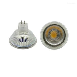 Spotlight Bulb MR16 AC/DC12V COB 5W Super Bright LED Lamp Glass Cup Light Ceiling Downlight