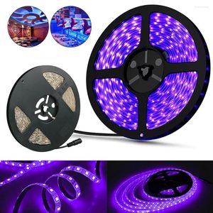 Strips 5M SMD 3528 Black White PCB UV Purple LED Strip Light DC 12V Ultraviolet Ray Tape Ribbon Lamp