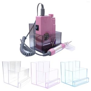 Nail Art Kits Professional 10hsholes drill bits holder stand box estojo para uso doméstico