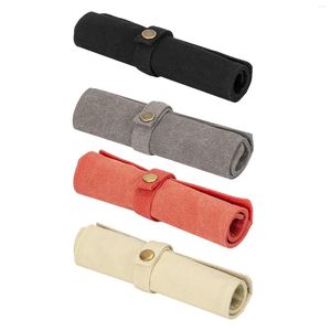 Caixas de relógio Roll Organizer Jewelry Caso Exibir acessórios Protetor Pouswatch Pouch Travel Solter Box for Home Mulher Men