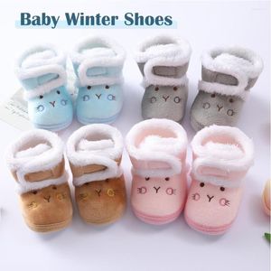 First Walkers Fashion Born Toddler Warm Boots Winter Baby Girls Boys Casual Crib Shoes Soft Sole Fur Snow Booties Prewalkers