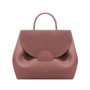 2023 Polene Paris bags Number One Nano Taupe Textured Leather Trio Camel Tote Bags Women Handbags Genuine Shoulder Messenger C 2023