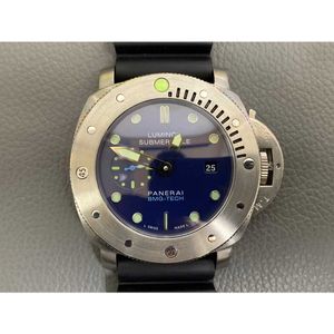Relógio de designer relógios para homens movimento automático mecânico safira espelho 47mm pulseira de borracha esporte pulso espaner pr03