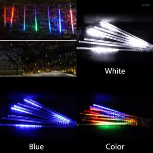 Strings Multi-color 30cm Meteor Shower Rain 8 Rurki AC100-240V LED Light Light