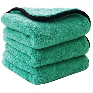 Car Sponge Detailing Microfiber Towel Cleaning Drying Cloth Thick Washing Rag For Cars Kitchen Auto Wash Care