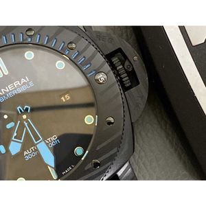 Mens Wristwatch Luxury Watches Designer Watch for Mechanical Automatic Movement Sapphire Mirror 44mm Rubber Watchband Sport 4e10