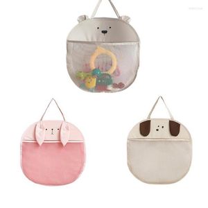 Parti del passeggino Cartoon Cute Animal Children Bath Toy Storage Bag Hanging Net Pouch Organizer A2UB