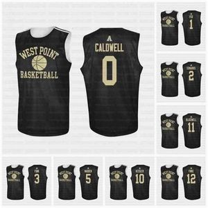 GLA C202 Army Black Knights NCAA College Basketball Jersey Josh Caldwell Nick Finke Jalen Rucker Charlie Peterson Lonnie Grayson Alex King Tucker