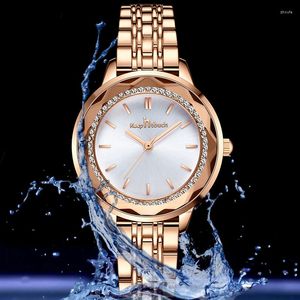 Wristwatches Keep In Touch Brand 2022 Waterproof Women's Quartz Fashion Diamond Watches Women Bracelet Gift For Grils