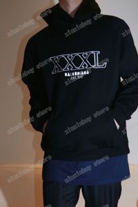 xinxinbuy Herren Designer Hoodie Sweatshirts XXXL Buchstabe Paris Stickerei Druck Damen Schwarz Weiß Khaki M-3XL