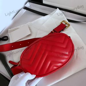 Cintura saco designer rhombic padrão de couro moda peito carteira lazer prático para mulheres clássico famoso marca compras bolsas 220207