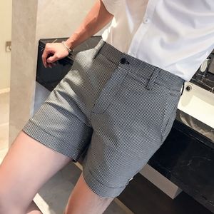 Men Shorts Wzorka kropka Koreańska moda letnie spodnie Casual Streetwear Bermuda Slim Fit New Trend Summer