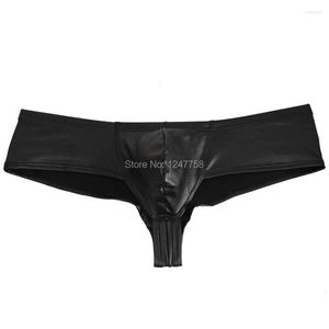 Mutande Uomo Pantaloni Mini Boxer Intimo Uomo Super Soft Smooth Sembra Bikini in pelle