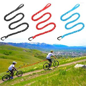 Dog Collars Draw Rope Pet Traction Bicycle Elastic Trailer Explosion-proof Punch With Hook Accessories