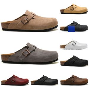 sandals designer slippers boston clog clogs cork platform Casual shoes womens men dad Flat Sliders luxury slides pantoufle mules sandales 2023