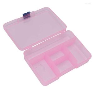 Makeup Sponges Body Painting Material Storage Box DIY Beauty Transparent Plastic For Bead Small Parts