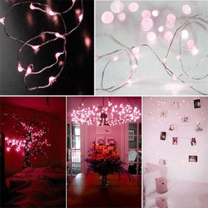 Strings Holiday Light High Efficient 10M 100 LED 3 Battery Silver Wire Decorative String