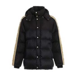 2023 novas jaquetas masculinas de luxo com letra G designer preto clássico puffer vestido para mulheres casual branco casaco de penas