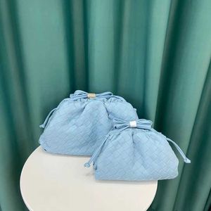 Bottegaz mini bolsa jodie venetas tecido nuvem bolinho de pele macia 2022 nova tendência feminina coreana ombro único diagonal cruz mão segurando