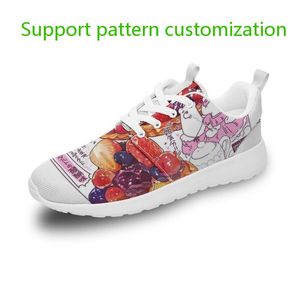 Custom shoes Support pattern customization running shoes mens womens sports sneakers trainers comfortable