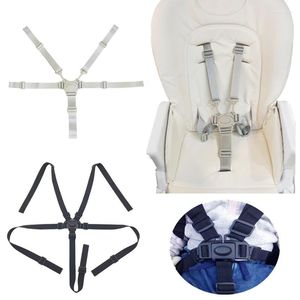 Barnvagnsdelar Baby Universal 5 Point Harness Högstol Safe Belt säkerhetsbälten för barnvaggybarn barnbarnbarn