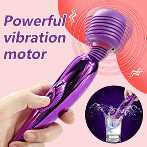 Nxy vibratorer sex kraftfull magisk massage vägg av vibrator för kvinnor USB Laddar vuxen leksak vagina klitoris stimulator shop dildo 1109
