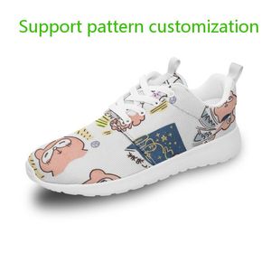 Custom shoes Support pattern customization running shoes mens womens sports sneakers trainers size 38-45