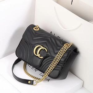 Hot Top Quality Women Chain Shoulder Crossbody Marmont Bags Lady Purse Messenger Bag Designer Handbags Wallets backpack Crossbody handbag 26cm