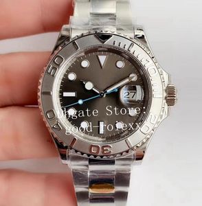 Версия V12 Часы для мужчин Автоматические часы 2836 Мужские стальные 904L из нержавеющей стали родиевый серый синий серебряный циферблат Механизм 2824 Platinum Sport NOBF Dive Eta Наручные часы