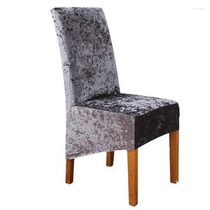 Chair Covers Velvet Stretch Dining Room Soft Removable Slipcovers Large Cover Dust And Dirt Resistant Seat