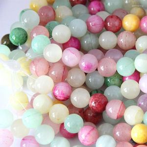 Beads Round Natural Mixed Jasper Stone Rock 4mm 6mm 8mm 10mm 12mm Lot For Jewelry Making DIY Bracelet Findings