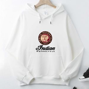 Hoodies 100cotton 2021 Hiphop luźne indyjskie moto retro jesienna jakość bluzy z kapturem męska wełna odzież bluza