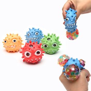 TPR Squeeze Decompression Toys Bubble Bead Ball Sensory Fidget Toy Novità Release Balls Impastare da bambini e adulti Giocattoli per bambini