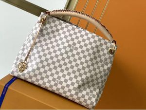 Kadın erkek Damier azur Artsy omuz çantası klasik çanta deri tasarım akşam paketi debriyaj tote Omuz Çantaları M40249 M44869 N40253 messenger