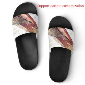 Custom shoes Support pattern customization slippers sandals mens womens white black oreo sport trainers fashion outdoor