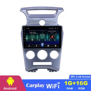 9 pollici Android Car dvd Lettore multimediale Schermo Radio stereo Audio Navigazione GPS Sat Nav Head Unit per Kia Carens Manuale A/C 2007-2012