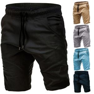 Shorts For Men Joggers Sweat Elastic Waist Men Fashion Bottoms Drawstring Running Breathable Quick Dry Solid Color