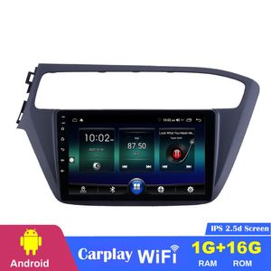Car DVD-навигация 9-дюймовый игрок для Android для Hyundai I20 LHD 2018-2019 Центральная мультимедийная стерео GPS-система с Wi-Fi
