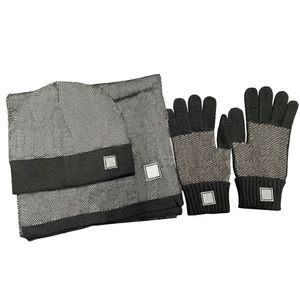 Hats wool Scarves Gloves Sets Designer Mens Beanie Scarf Glove Set Luxury Hat Knitted Caps Ski Scarves Mask Unisex Winter Outdoor