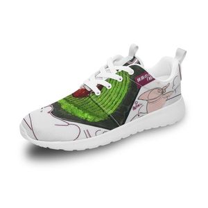 Gai homens sapatos de grife personalizados mulheres tênis pintados sapato verde moda tênis de corrida-imagens personalizadas estão disponíveis