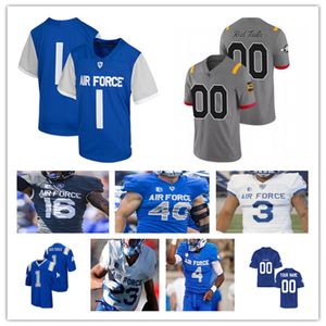 American College Football Wear Air Force AF College Football Jerseys Haaziq Daniels Brad Roberts John Lee Eldridge III Dane Kinamon Emmanuel Michel Omar Fattah Davi