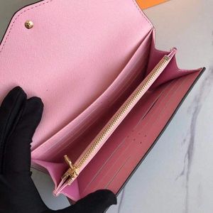 2022 Carteiras de moda de top Luxury Design Wallet Ladies Couro Genuíno Longa Cartilhas Longas Mobras de Moeda Combatível Com caixa