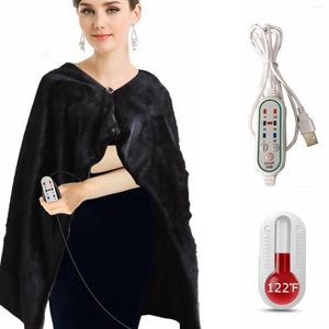 Одеяла USB -автомобиль Home Электрический теплый нагревательная одеяла на плечах шеи мобильная шал мягкий 5 В 4 Вт зимний теплое здоровье
