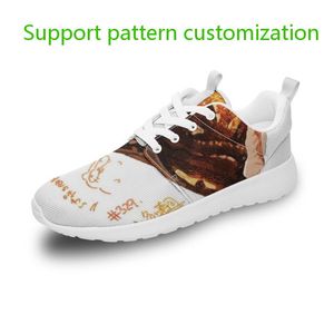 Custom shoes Support pattern customization running shoes mens womens sports sneakers trainers Breathable